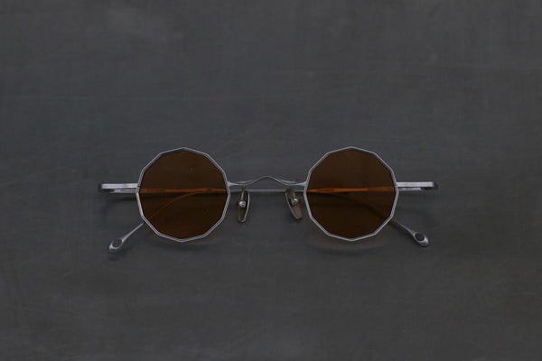 Rigards retro silver frame salmon color sheet glasses RG1012Ti